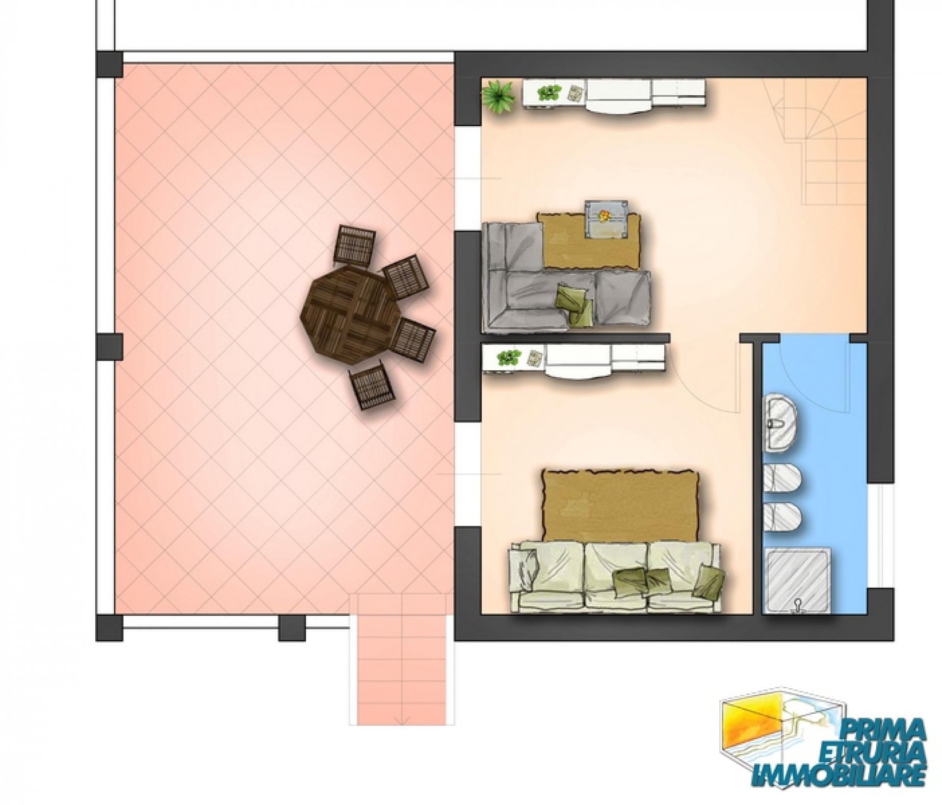 APPARTAMENTO DI PROSSIMA REALIZZAZIONE CON INGRESSO INDIPENDENTE E GIARDINO - ZONA ROSMARINA -
