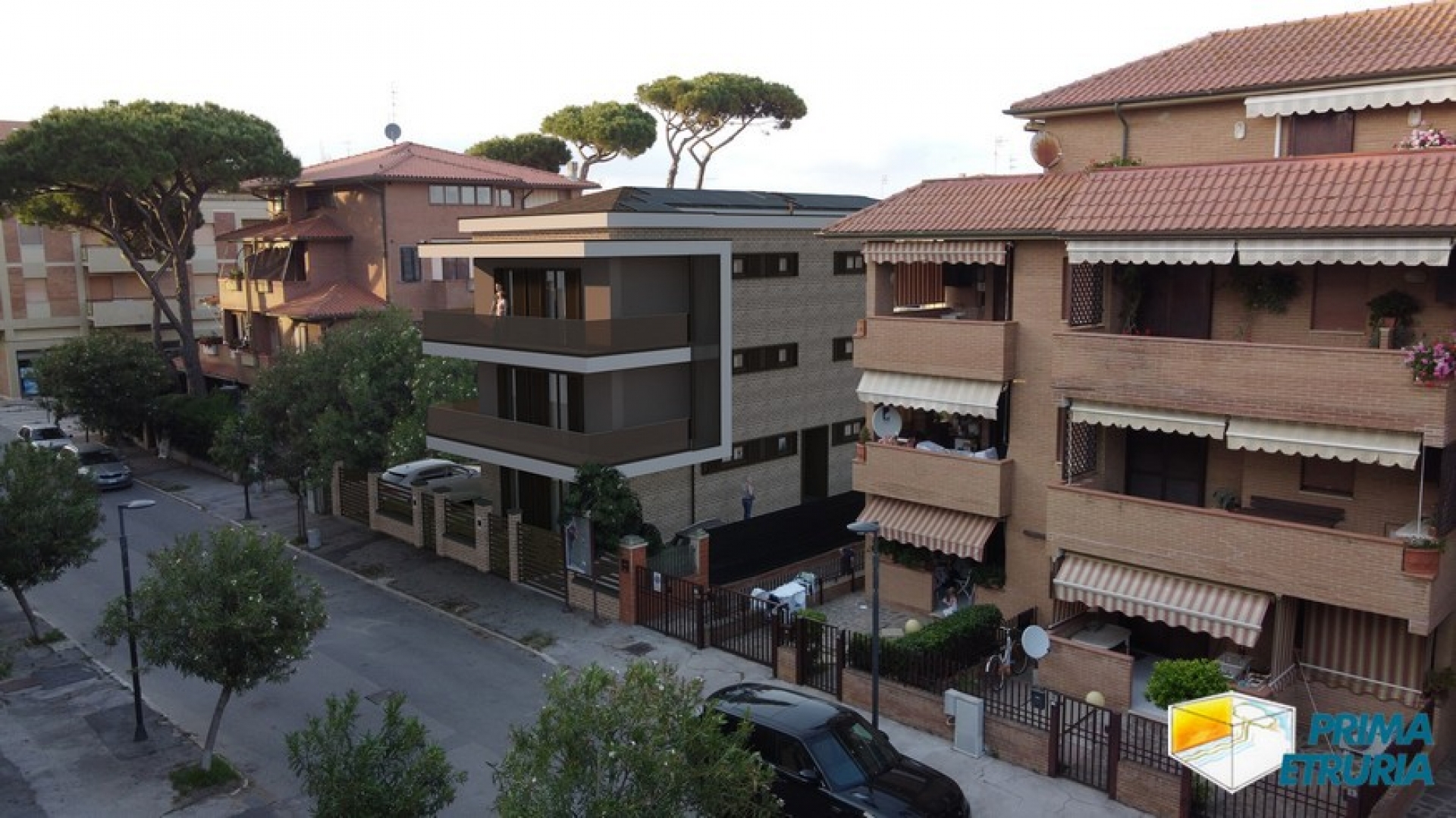 Appartamento al secondo piano con terrazzo in elegante nuova costruzione - Zona Centro