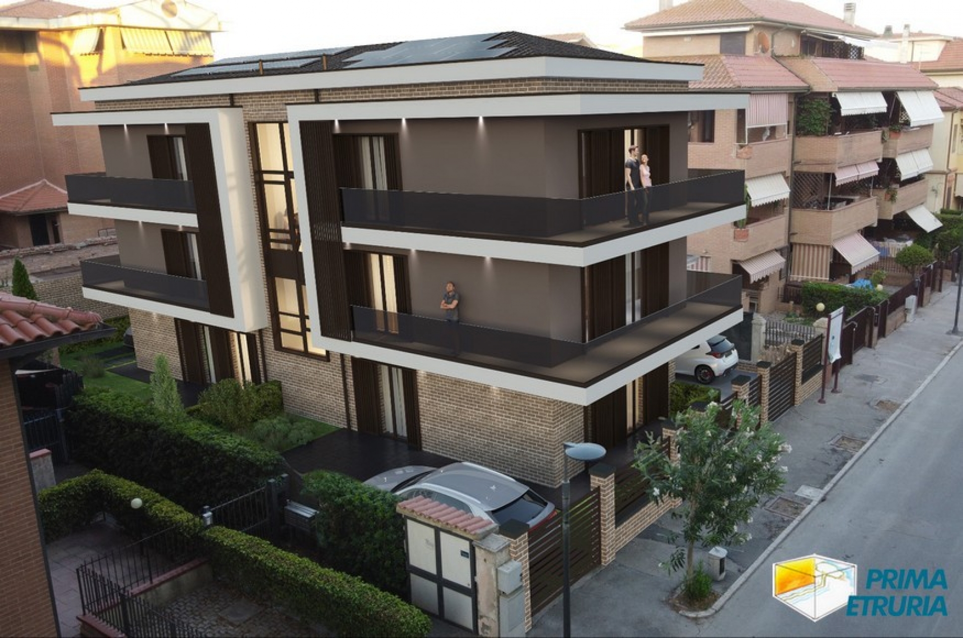 Appartamento al secondo piano con terrazzo in elegante nuova costruzione - Zona Centro