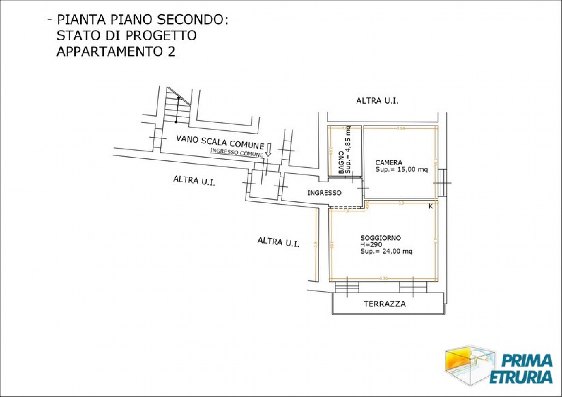 - GROSSETO - Bilocale ristrutturato con terrazza in zona Porta Nuova